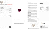 Natural Rhodolite Garnet – Certified by IGI | 5.74 Carats | Report No. 612306487